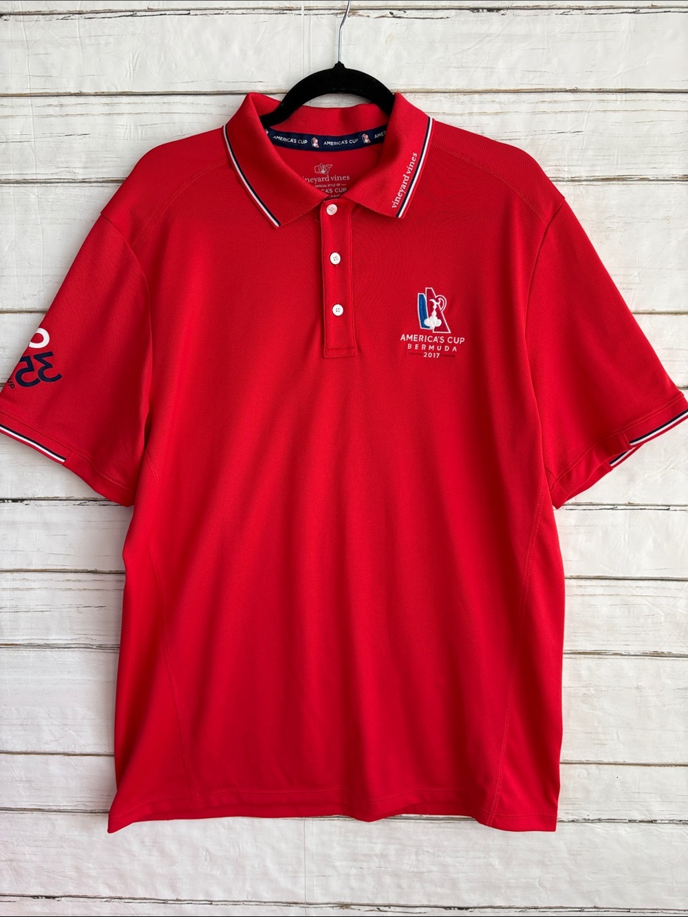 Vineyard Vines America's Cup Bermuda 2017 polo shirt